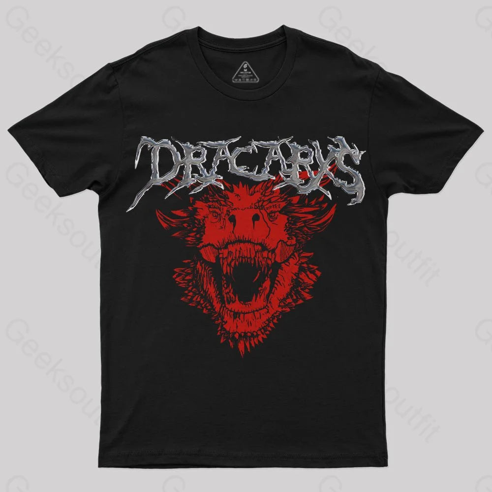 Heavy Metal Band Logo Dracarys T-Shirt