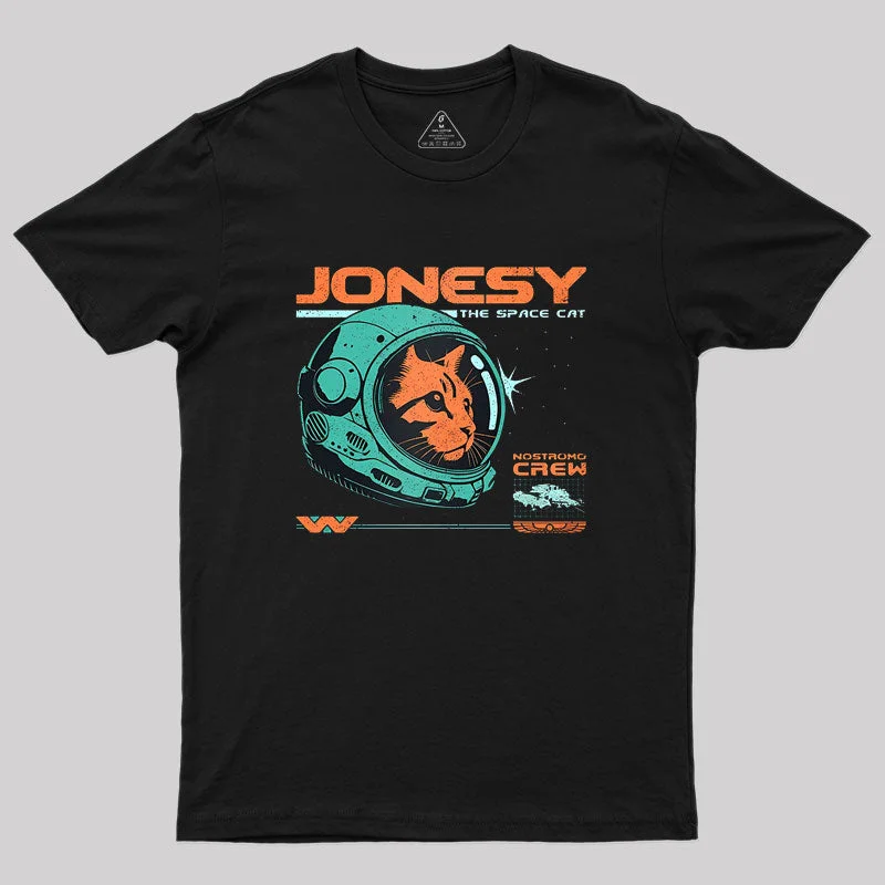 Jonesy The Space Cat Geek T-Shirt