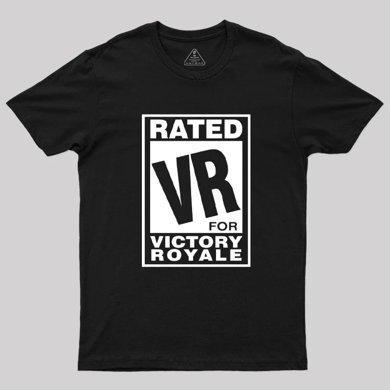 Rated VR for Victory Royale T-Shirt