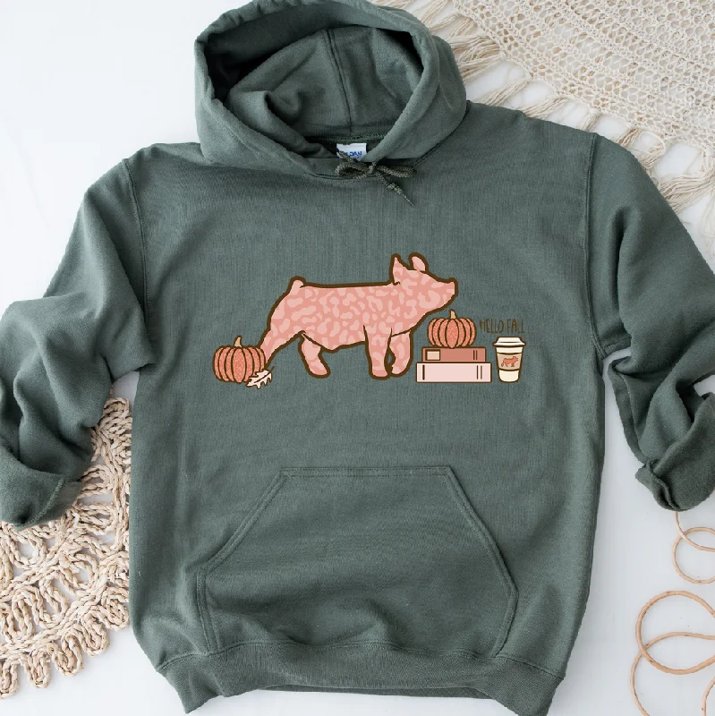 Pumpkin Spice Pig Hoodie (S-3XL) Unisex - Multiple Colors!