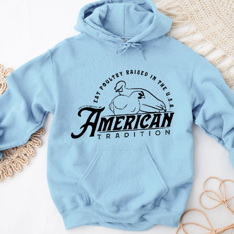 Raised in the USA Poultry Hoodie (S-3XL) Unisex - Multiple Colors!