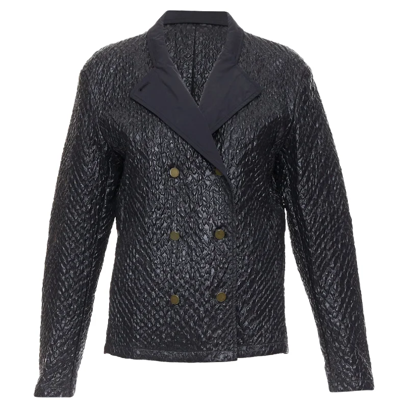 Lanvin textured fabric double breasted cropped jacket