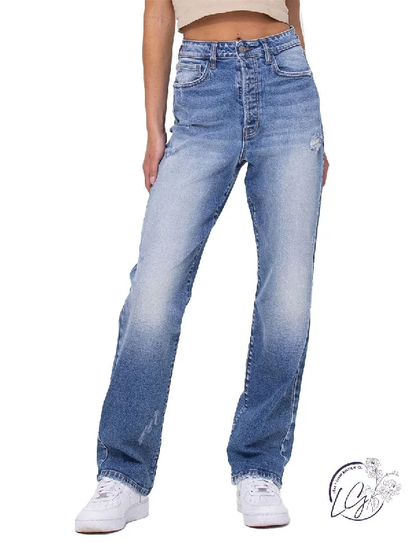 Mackenzie Super High-Rise Mom Jean by Cello Jeans