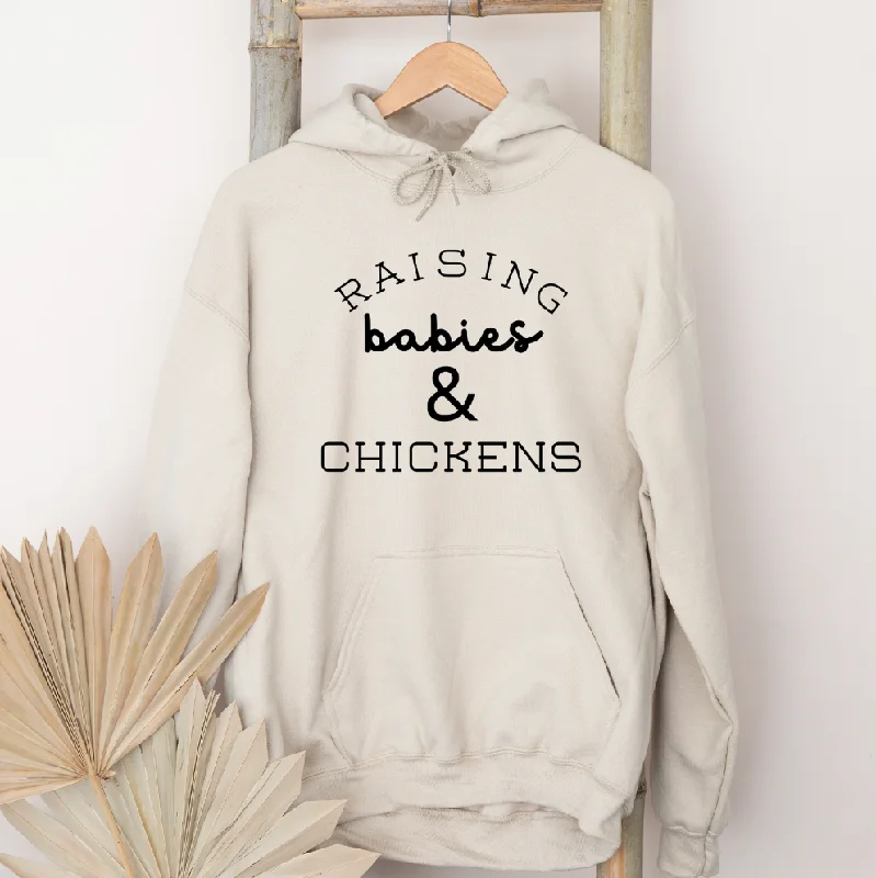 Raising Babies & Chickens Hoodie (S-3XL) Unisex - Multiple Colors!