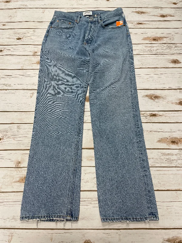 Jeans Straight By Agolde In Blue Denim, Size: 6