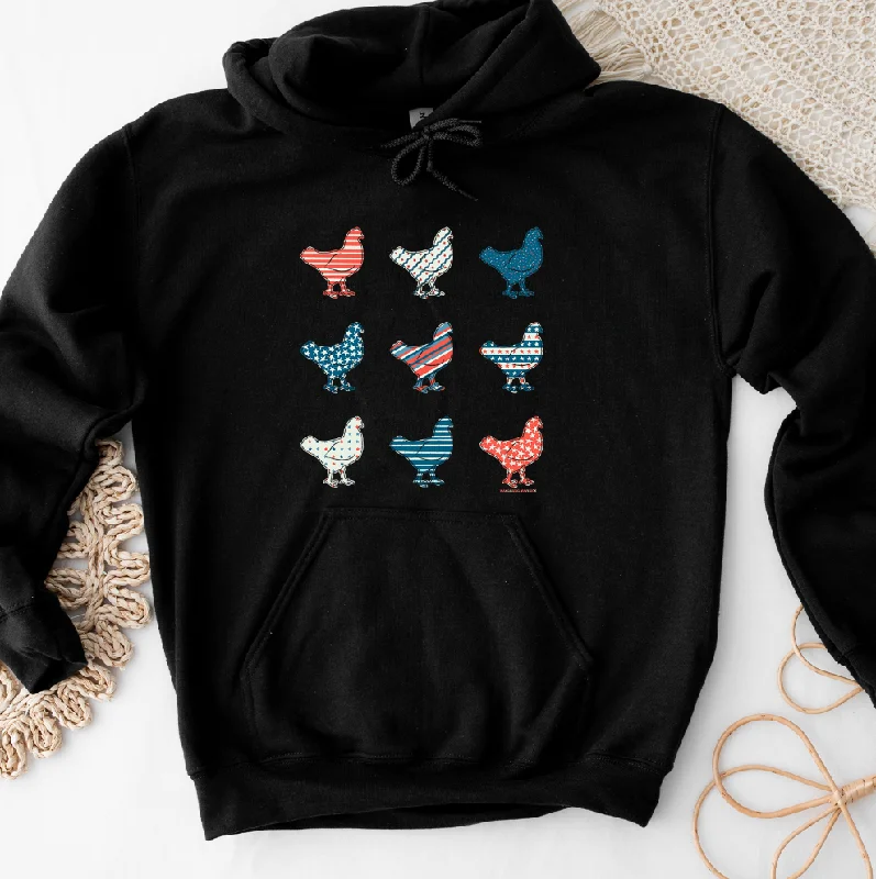 Patriotic Bundle Chicken Chicken Hoodie (S-3XL) Unisex - Multiple Colors!