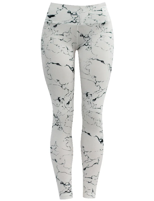 26" Printed Yoga Pants WHITETHUNDER