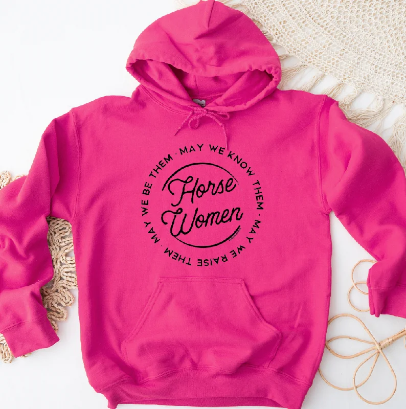 Horse Women Circle Hoodie (S-3XL) Unisex - Multiple Colors!