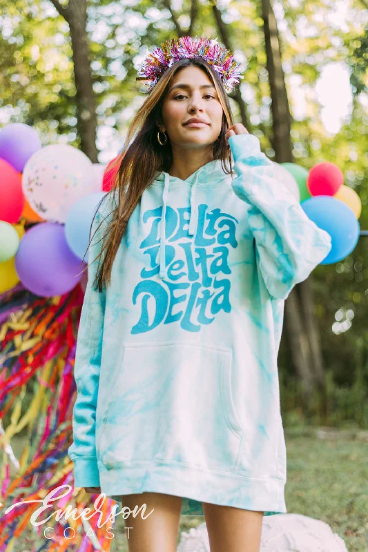 Delta Delta Delta Funky Easy Breeze Hoodie