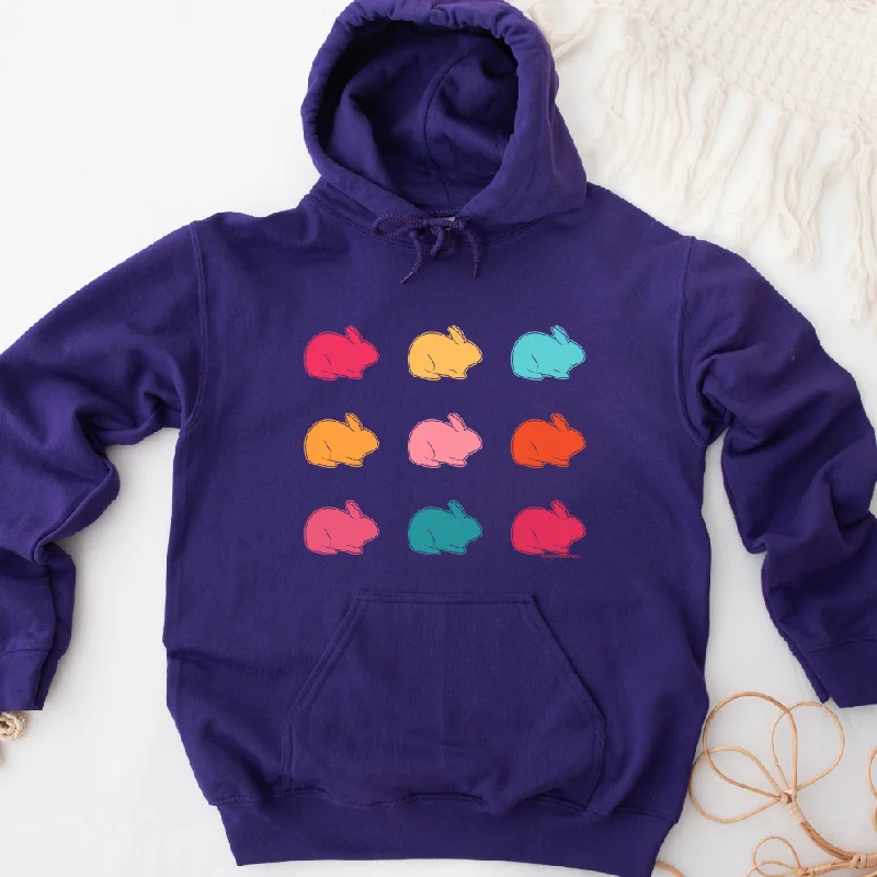 Colorful Bundle Rabbit Hoodie (S-3XL) Unisex - Multiple Colors!