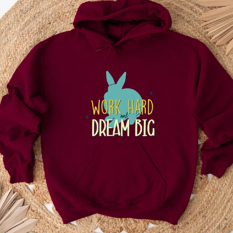 Dream Big Rabbit Hoodie (S-3XL) Unisex - Multiple Colors! Rugged Women's Outdoor 