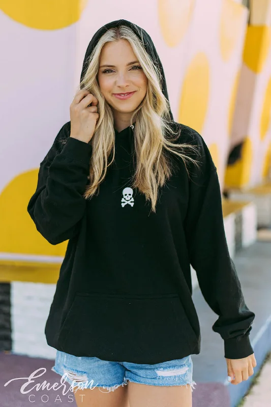 Chi O Skull and Crossbones Hoodie