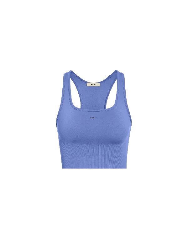 Women's Plant-Stretch Compressive Sports Bra—Iris Purple