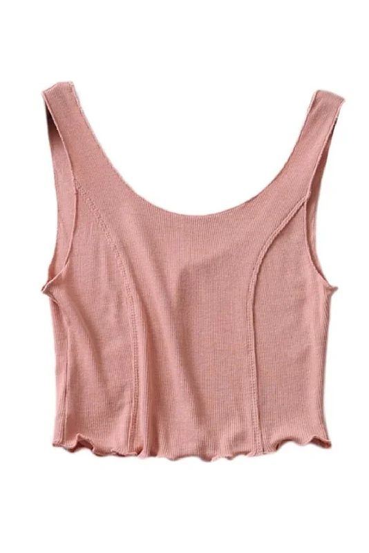 'Noel' Rib Vest Top (4 Colors)