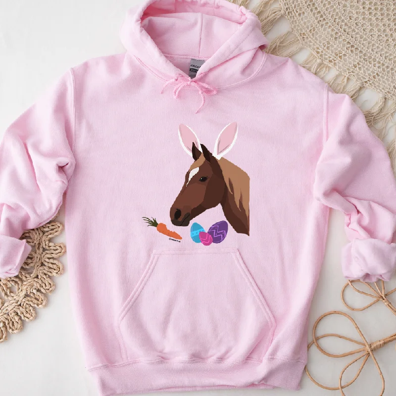 Hoppy Easter Horse Hoodie (S-3XL) Unisex - Multiple Colors!