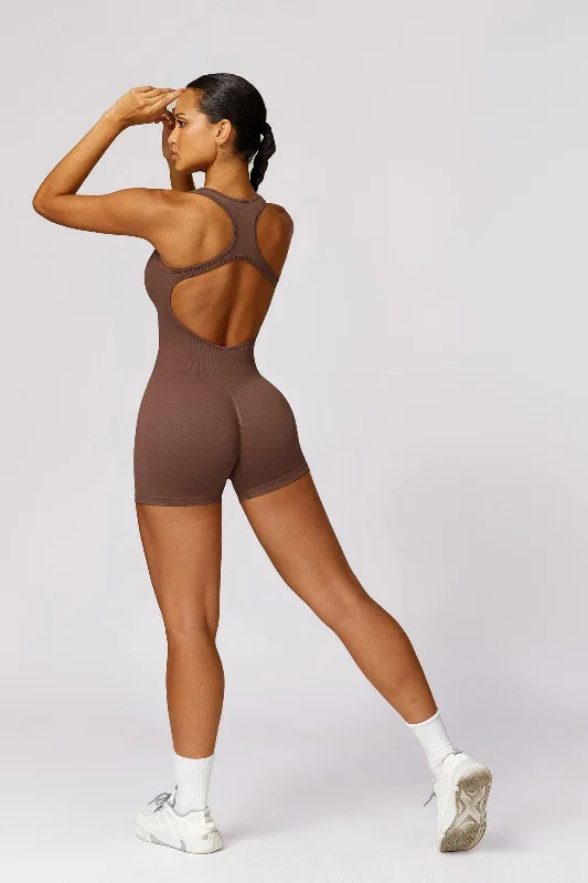 Hazel Jumpsuit - Mocha