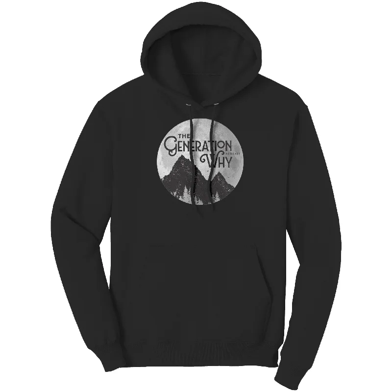 Moon Logo Pullover Hoodie