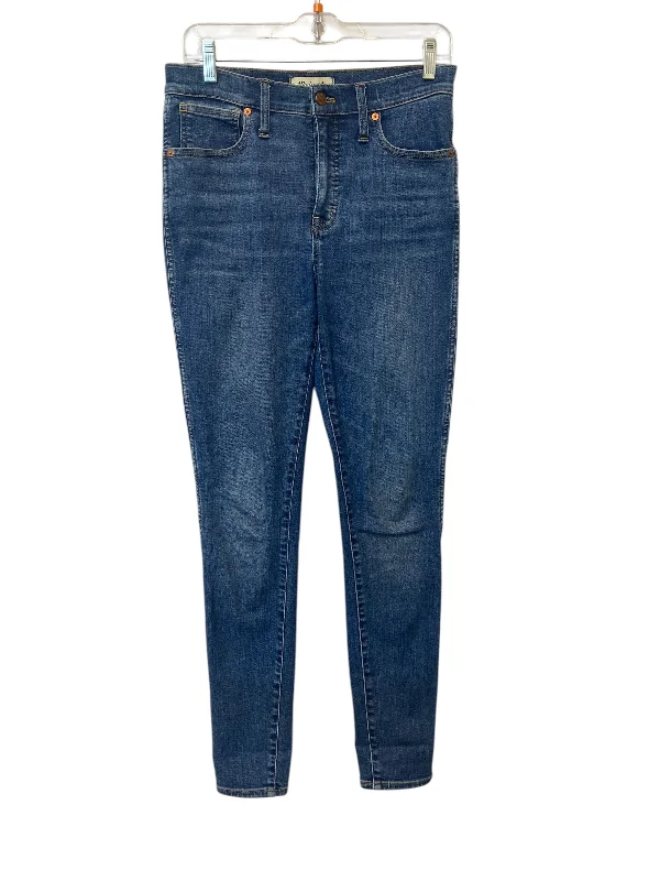 Jeans Skinny By Madewell In Blue Denim, Size: 4