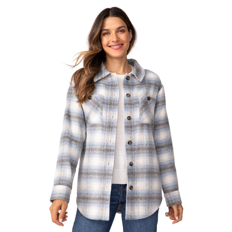 Free Country Women's Hayley Plaid Shacket