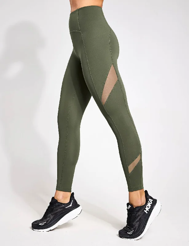 POWERBEYOND Bootcamp Midi Legging - Modern Olive