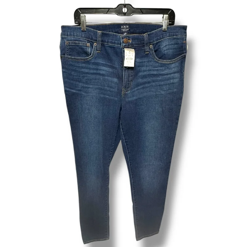 Jeans Skinny By J. Crew In Blue Denim, Size: 14