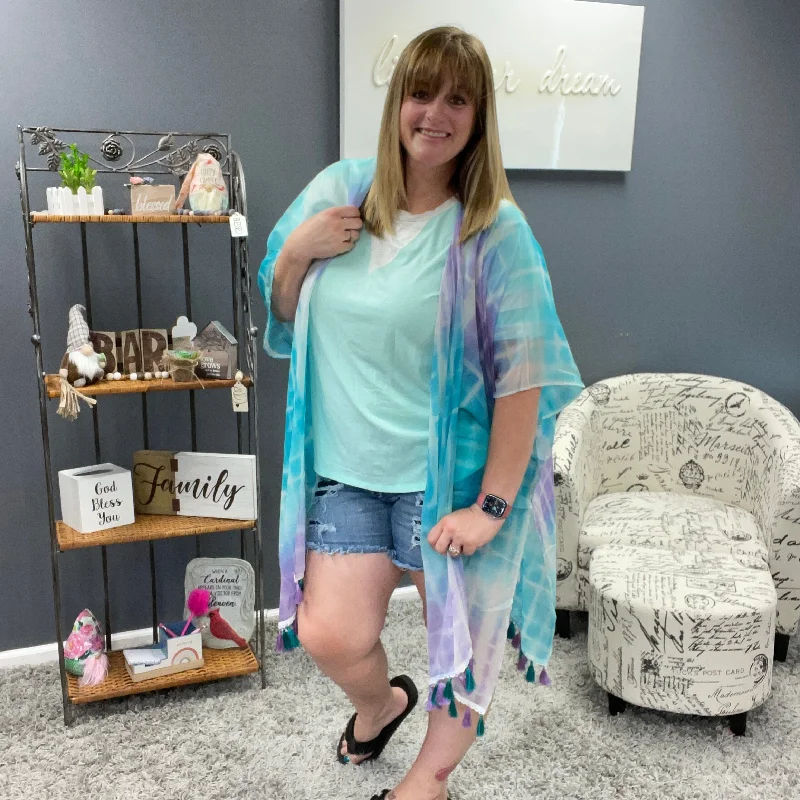 Cloud Nine Tie Dye Kimono