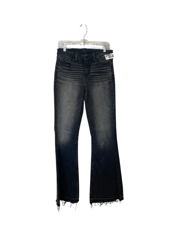 Jeans Flared By Buckle Black In Black, Size: 28