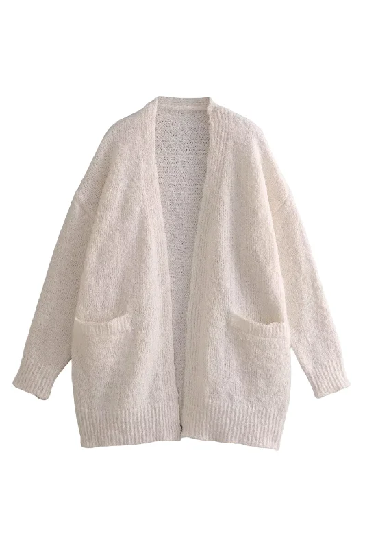 'Remi' Open-Front Knitted Cardigan (2 Colors)