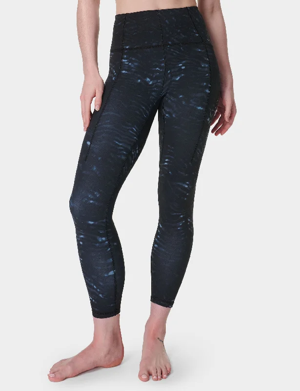 Super Soft 7/8 Yoga Leggings - Blue Tundra Tiger Print