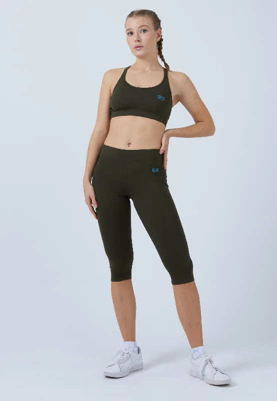 3/4 Sport Leggings, khaki