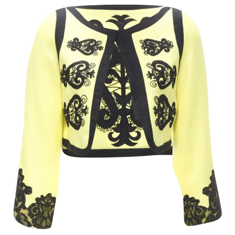 Christian Lacroix Matador embroidery cropped jacket