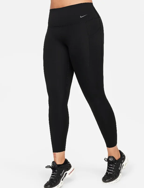 Universa High Waisted 7/8 Leggings - Black