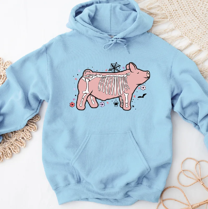 Skeleton Pig Hoodie (S-3XL) Unisex - Multiple Colors!