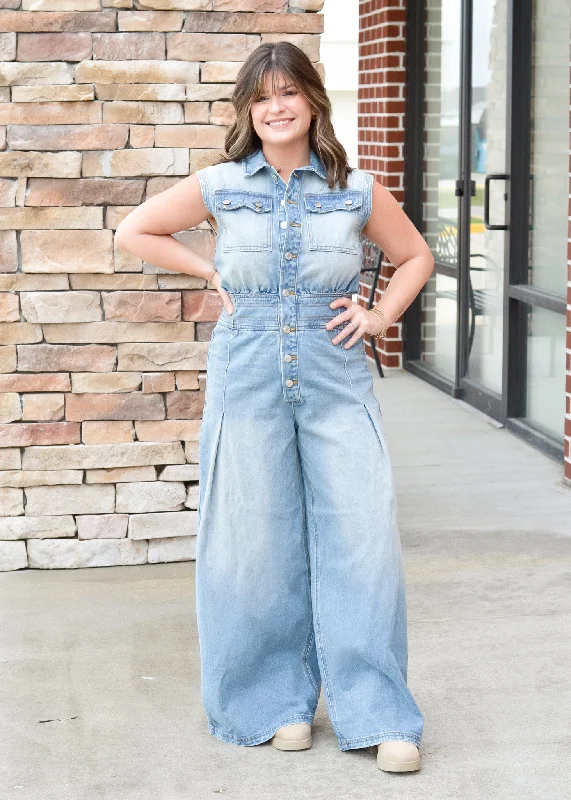 All the Details Denim Jumpsuit