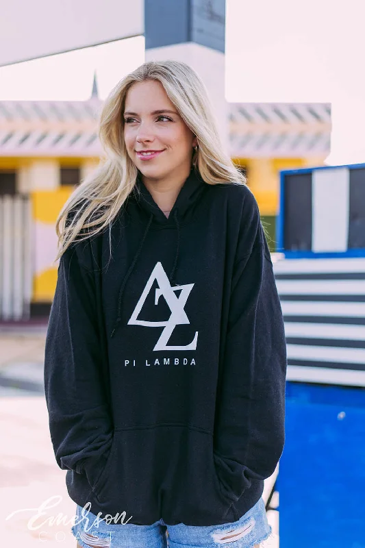 Delta Zeta Black Letter Hoodie