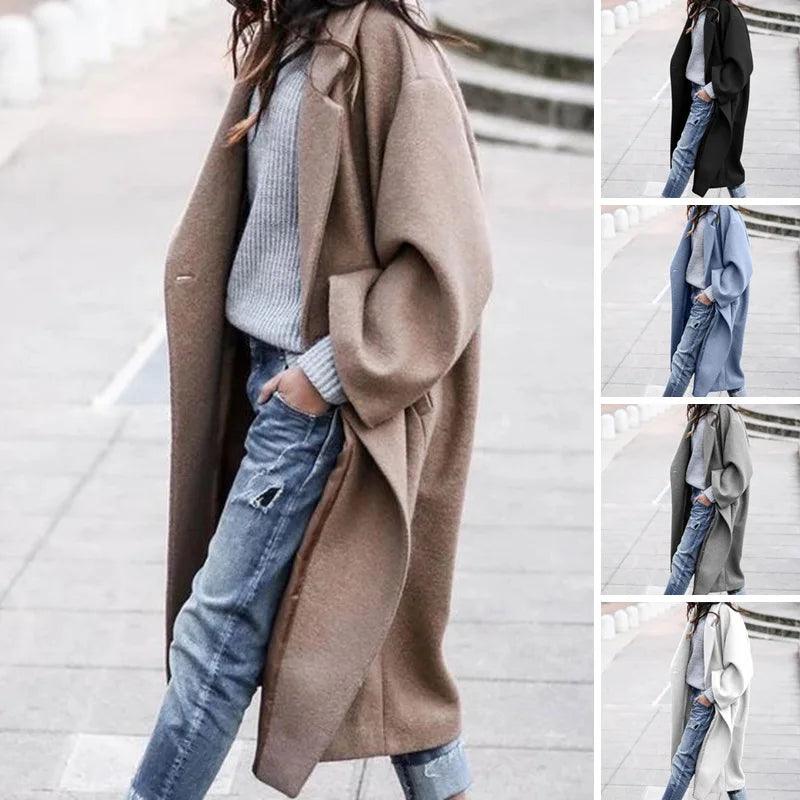 Women's Thermal Wool Overcoat