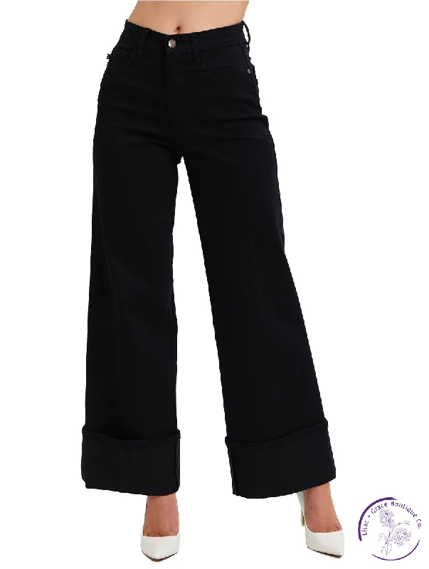 Evelynne High-Waisted Wide Leg Jean by Judy Blue