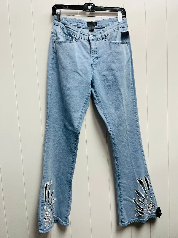 Jeans Boot Cut By eric In Blue Denim, Size: S