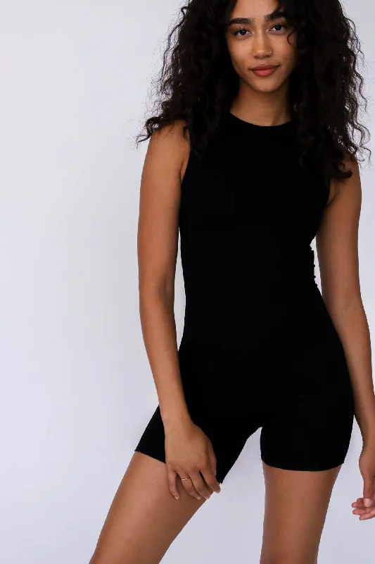 Ready To Chill Romper Black