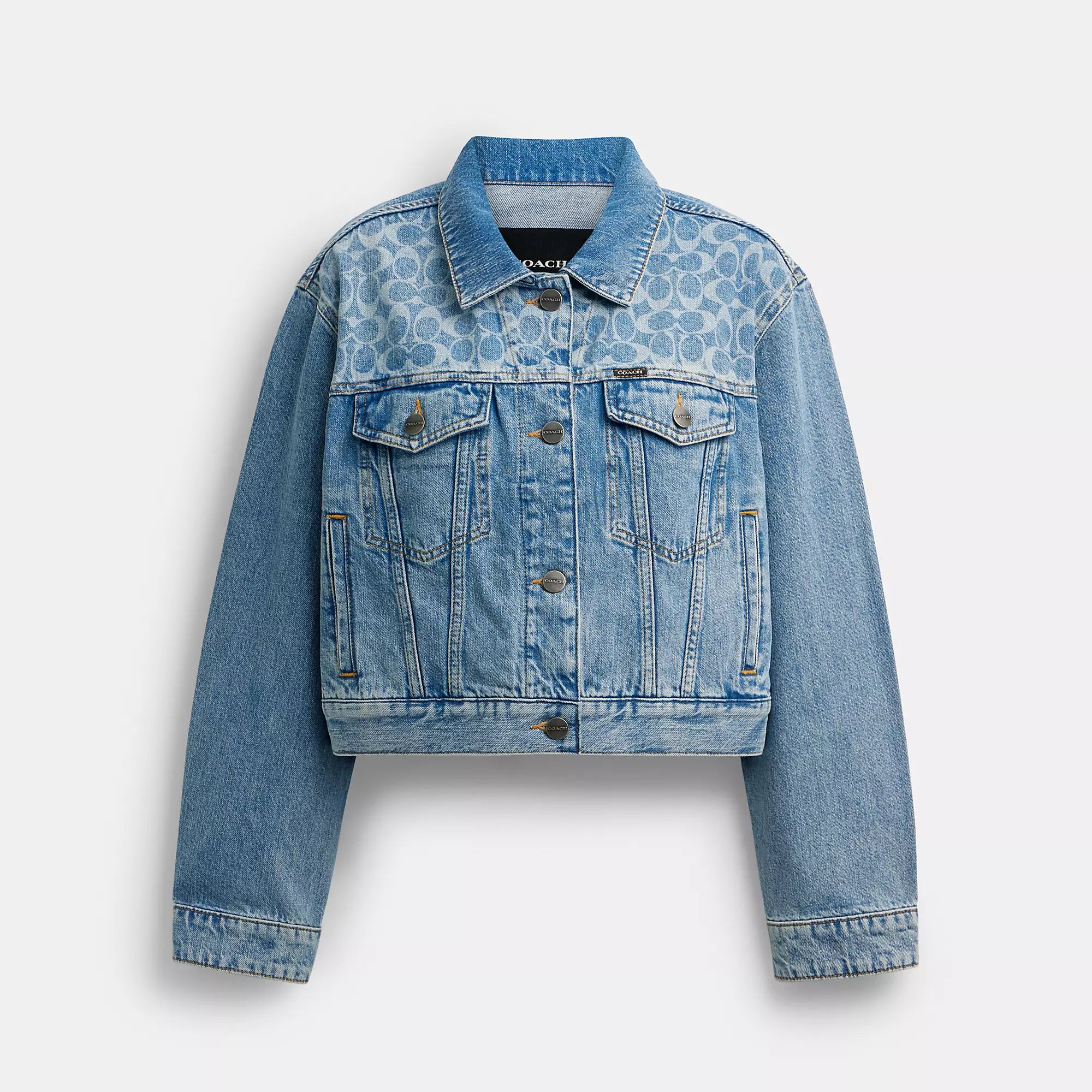 Coach Outlet Denim Cropped Jacket