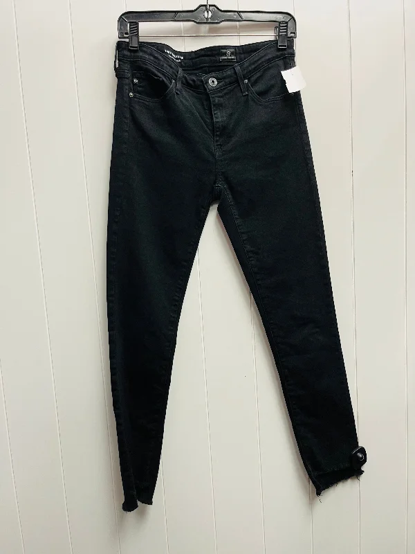 Jeans Skinny By Adriano Goldschmied In Black Denim, Size: 2