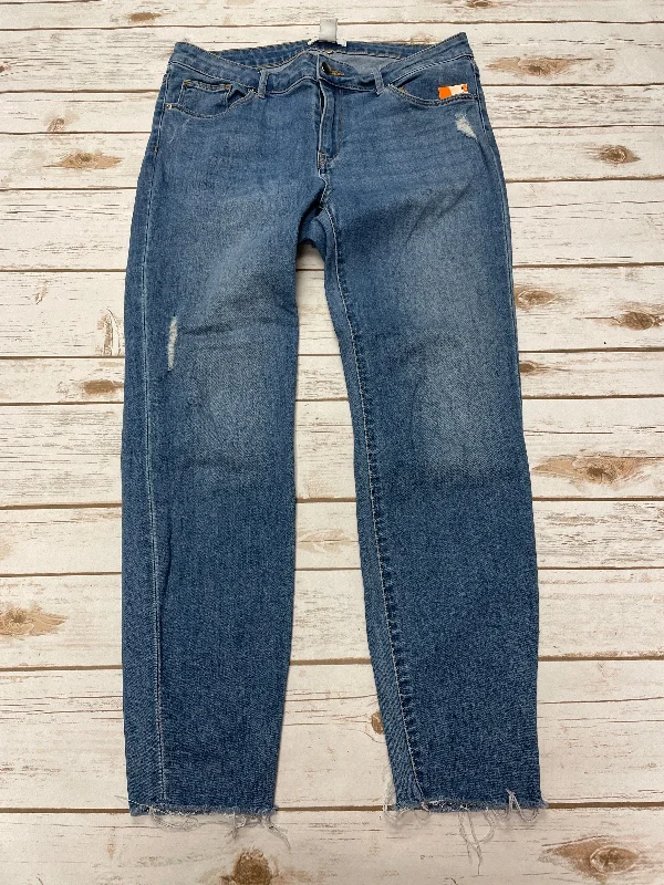 Jeans Skinny By H&m In Blue Denim, Size: 10