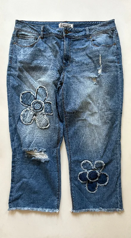 Jeans Cropped By Cato In Blue, Size: 14