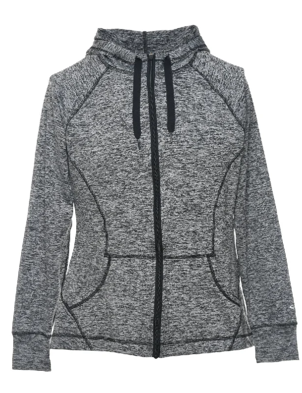 Champion Duo Dry Track Top - M Sleek Women's Metallic
